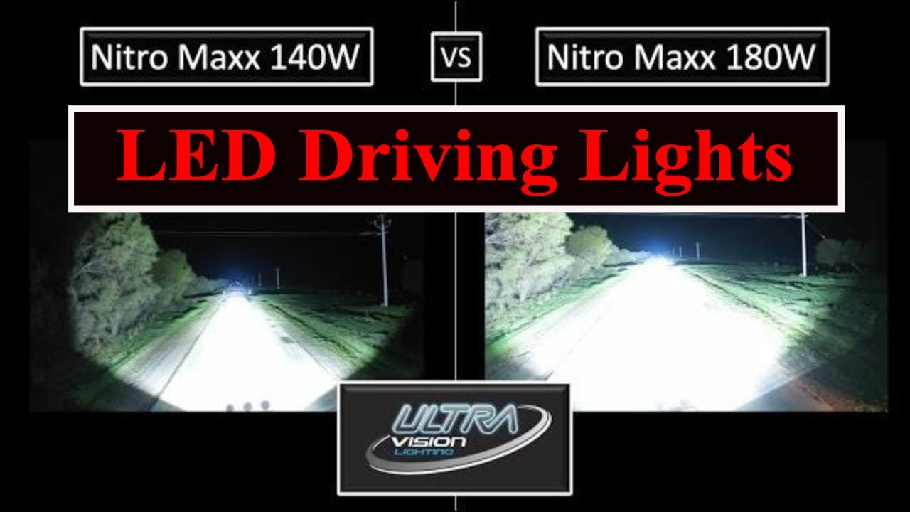 LED Driving Lights - 140w Vs 180w.