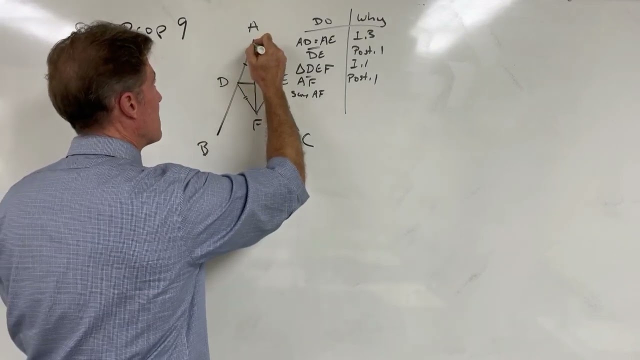 Euclid's Elements: Book 1, Prop 9