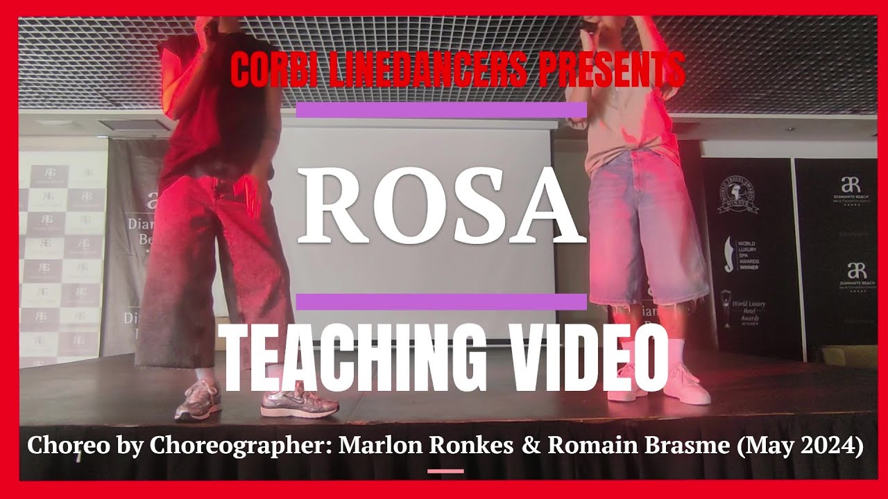 Rosa LINE DANCE (обучающее видео)