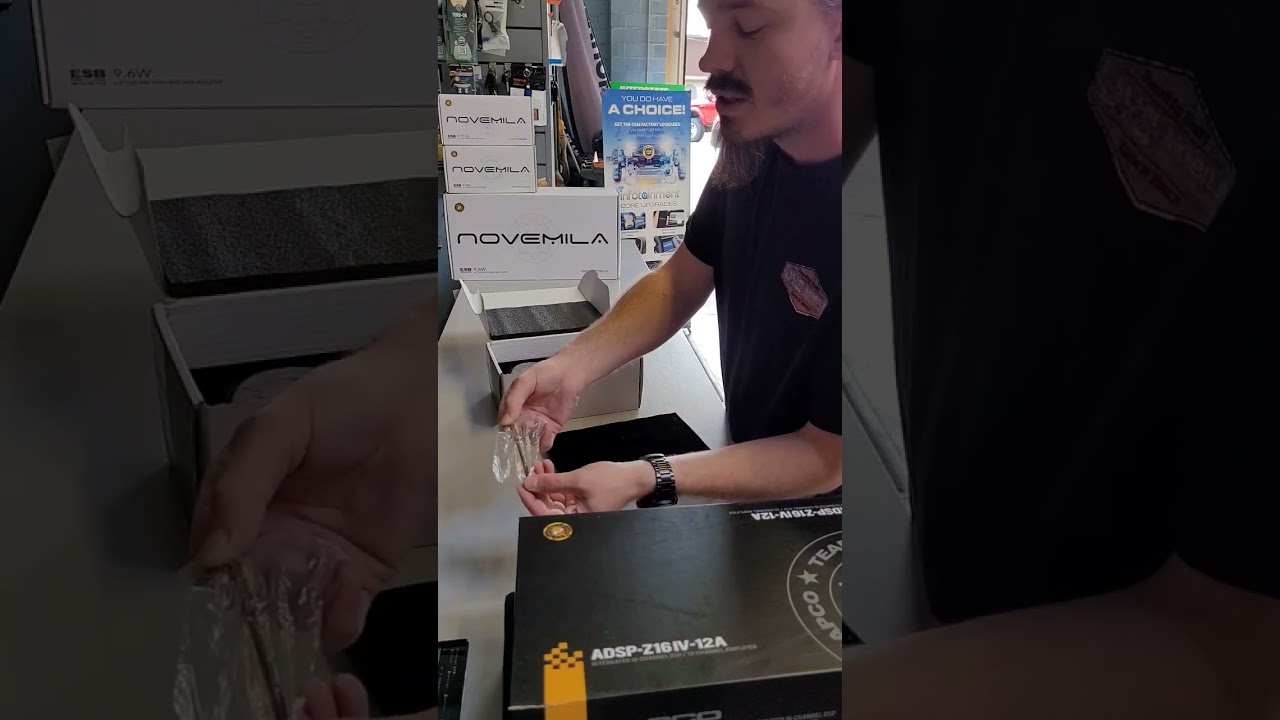 Unboxing the new ESB 9000 series speakers and Zapco amplifiers for Eric's 1995 Subaru Sambar.