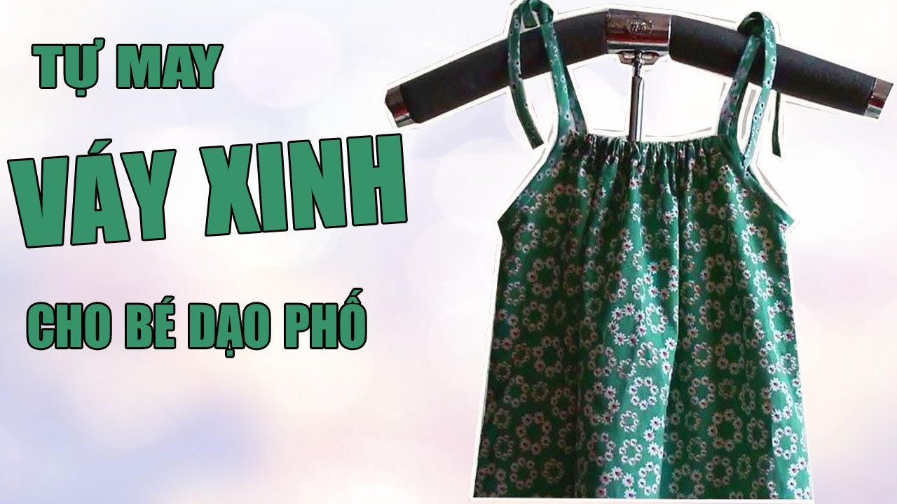 How to make a dress for baby | MẸ KHÉO TAY MAY VÁY XINH CHO BÉ | Ặt Củ Tỏi DIY