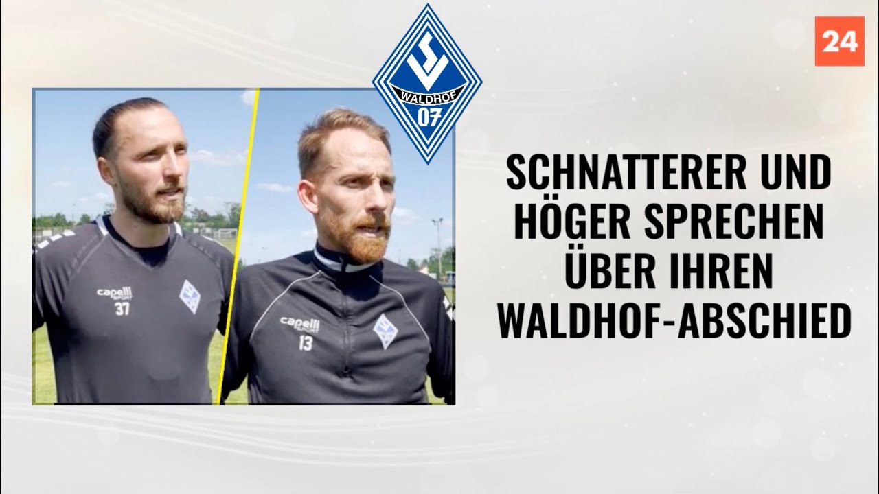 Waldhof-Abschied: Höger und Schnatterer machen Liebeserklärung an SVW-Fans