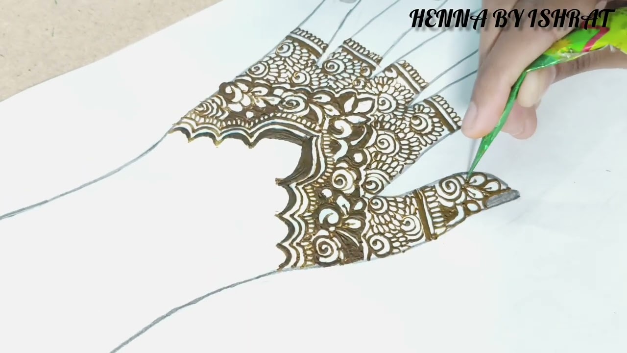 Stylish&Elegant Henna Design|Trending Floral mehndi Design You Must Try  #mehndidesigns#henna#like  