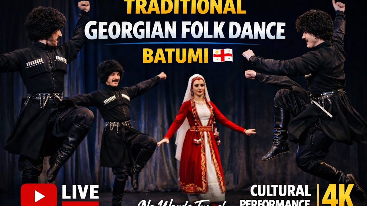 Full Georgian Folk Dance Show (5 Dances) | Batumi 4K