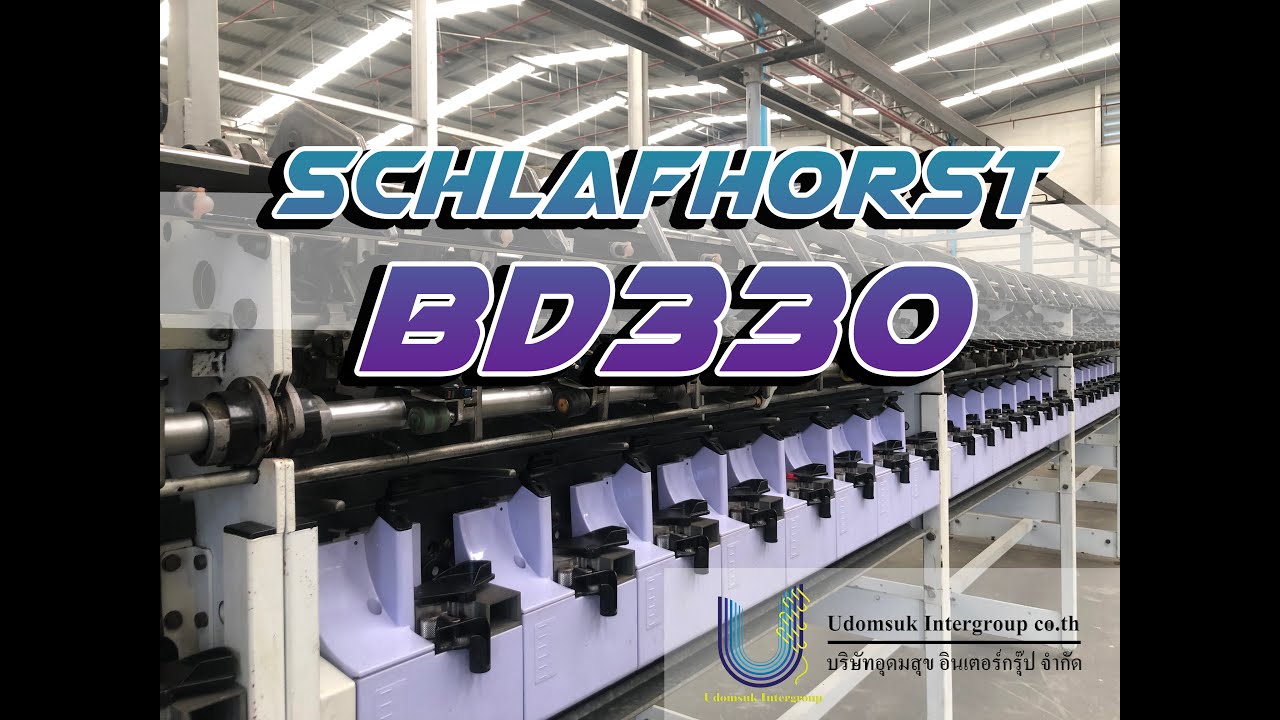 Schlafhorst / Saurer   Model  BD 330 for sale by Dealer Used  textile machine Udomsuk Interrgroup