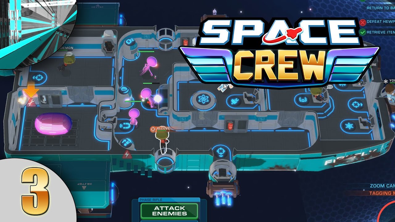 Let's Play Space Crew (part 3 - Intruders!)