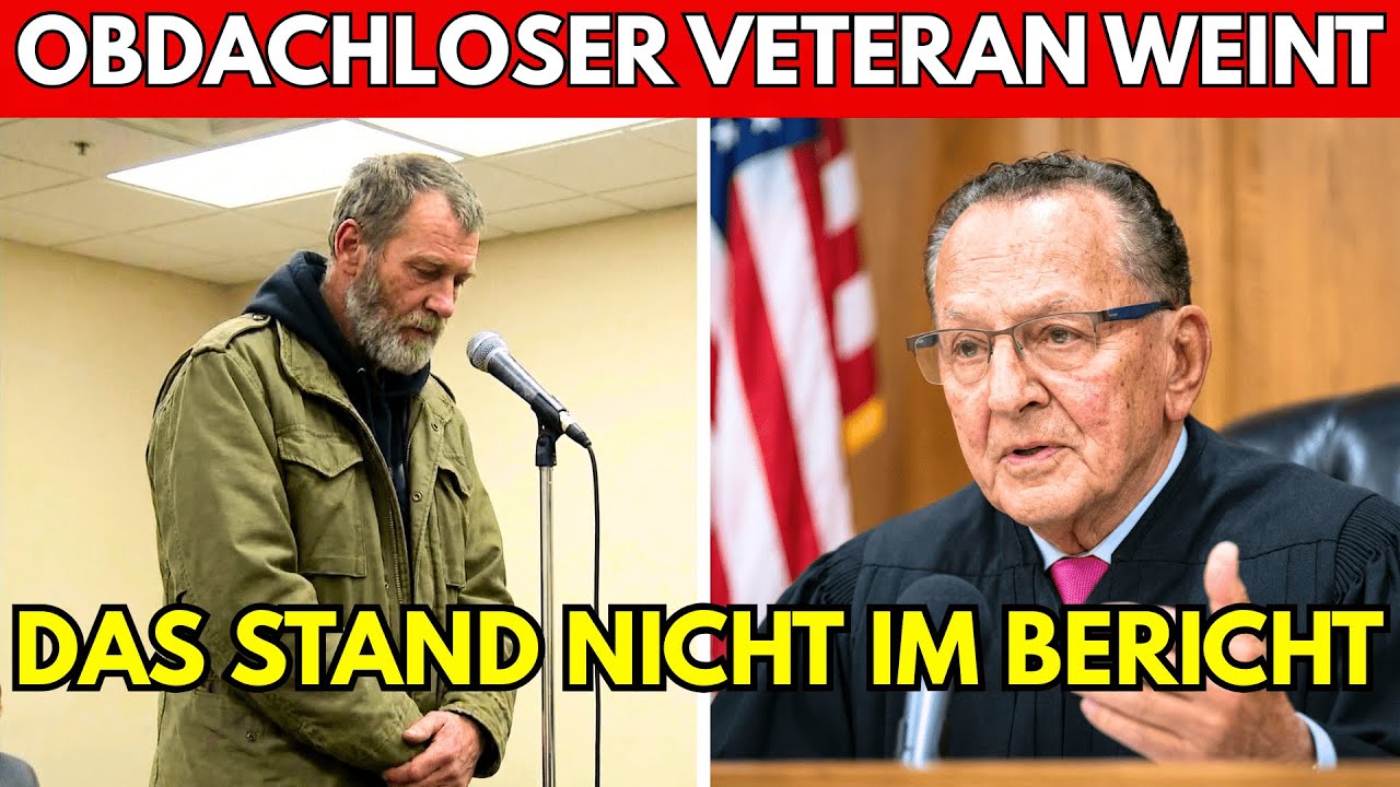 Obdachloser Veteran enth&uuml;llt sein Geheimnis &mdash; der Gerichtssaal schweigt