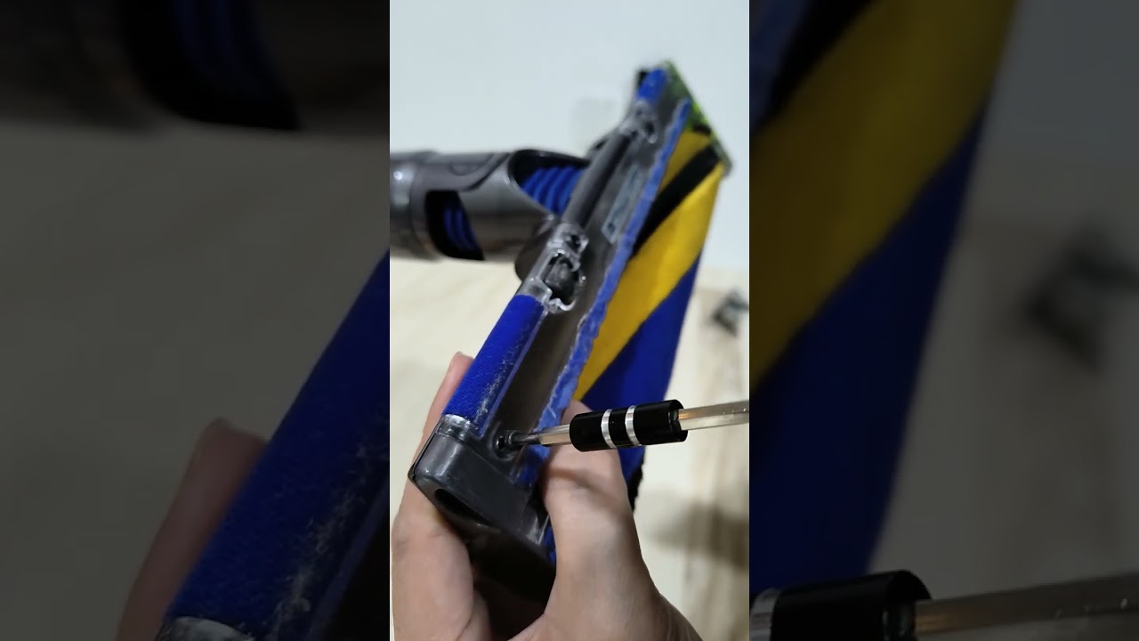 How to open Dyson vacuum V10 v11 v15 roller head for cleaning