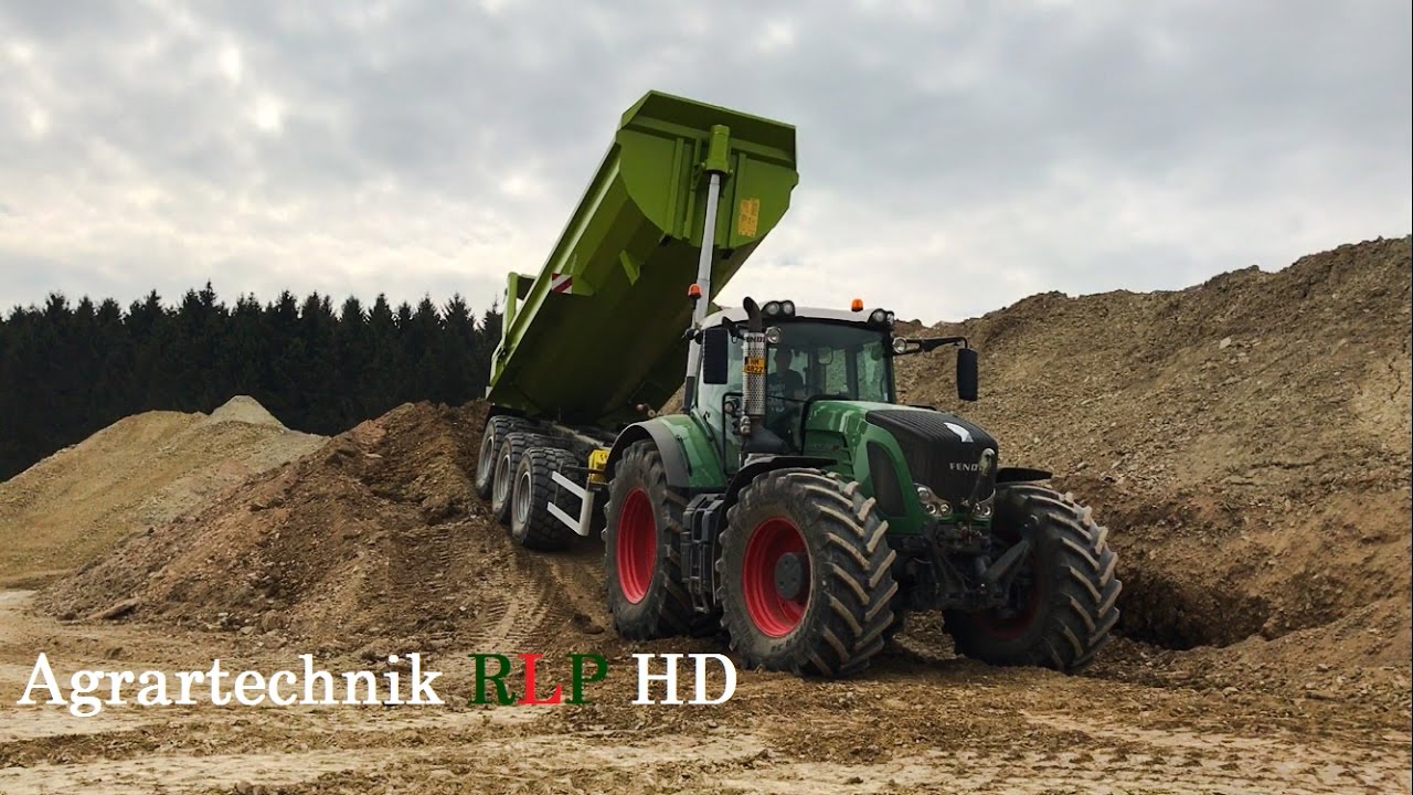 Fendt Power in Luxemburg Teil 2 / Fendt 939 und 936 Vario / Erdbewegung / Tridem-Erdmulden