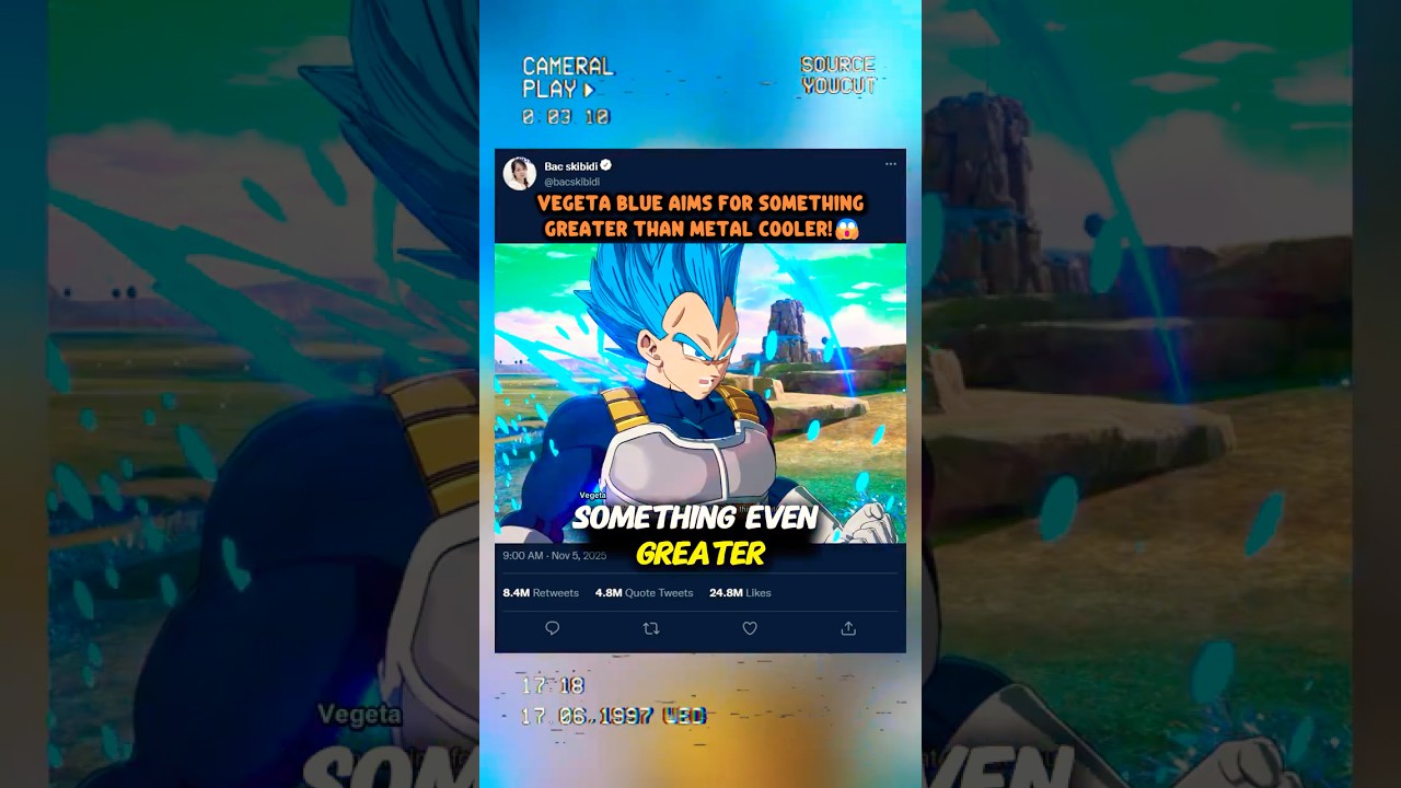 Vegeta Blue стремится к чему-то большему, чем просто крутой металл! 😱 #sparkingzero #crashout #kn...
