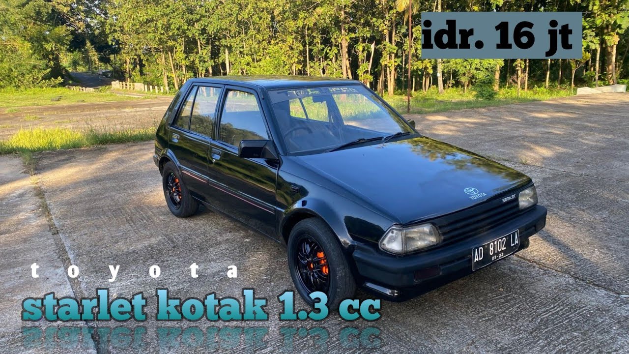 Toyota starlet kotak 1.3 cc harg 16jt‼️review starko 🔥