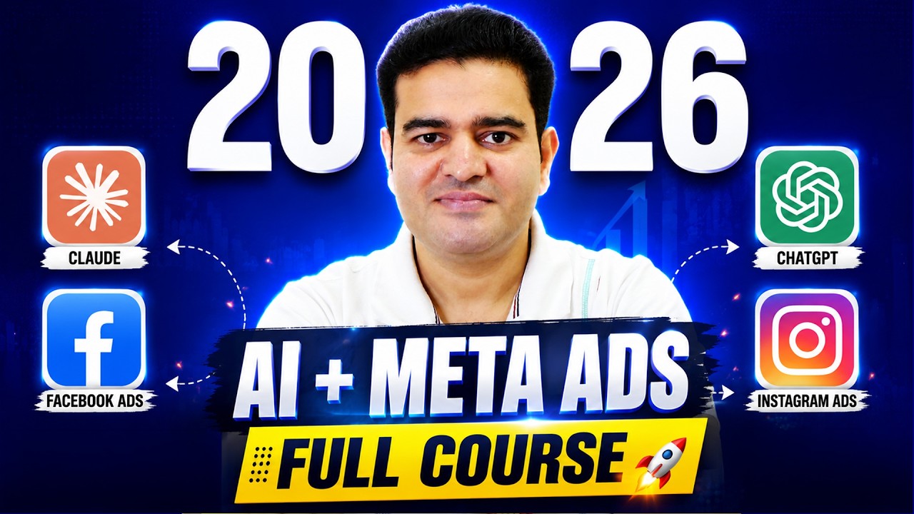 Meta Ads full Course 2026 in Hindi | Facebook Ads Course with AI  | #metaadscourse #metaadstutorial