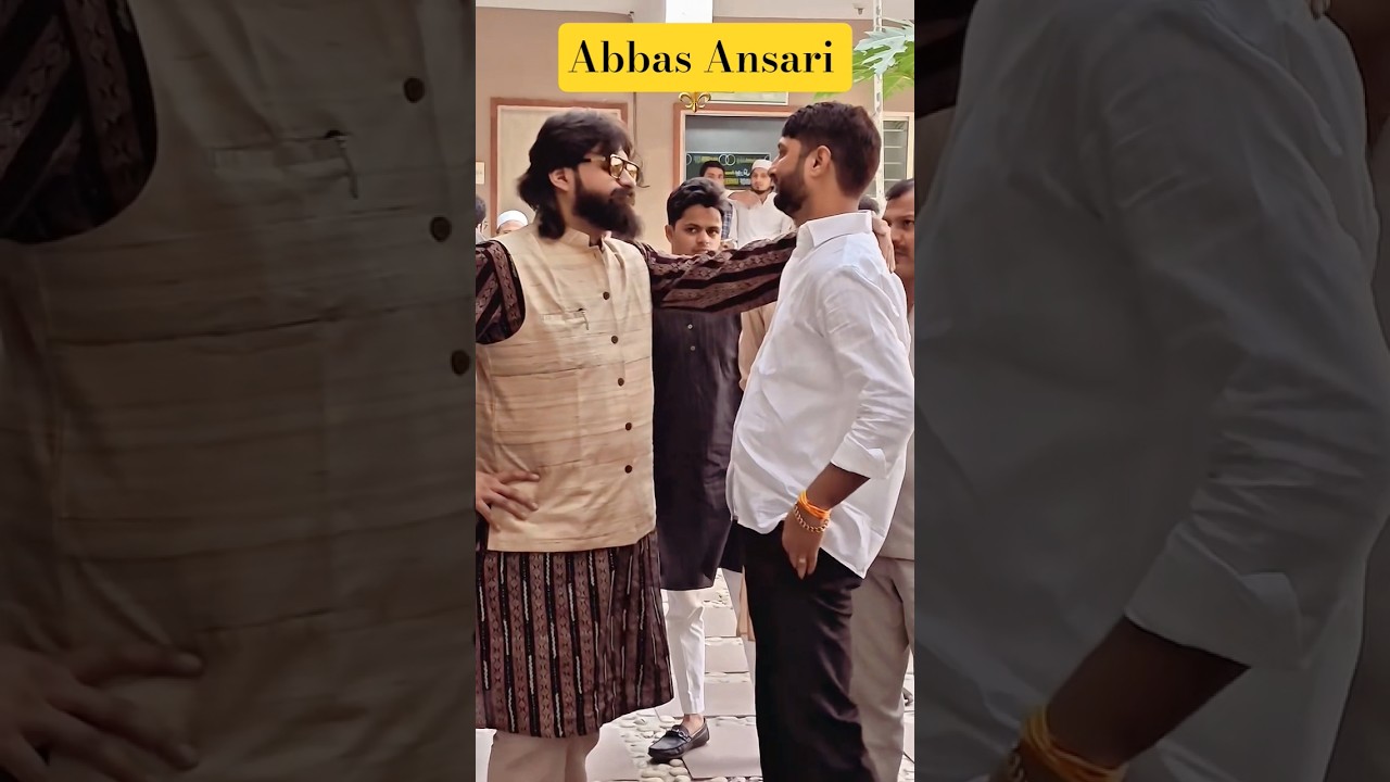 Mukhtar Ansari ke☺️Bade bete🫂Abbas Ansari🎉Mau vidhayak ❤#abbasansari🥰#mdafjalghazipuriya #shorts 🫶
