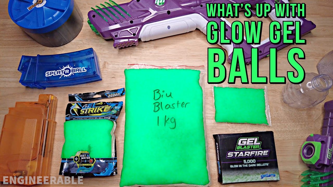 Which Gel Blaster Glow Gels Work? (And In Which Blasters?) Tracer Glow In The Dark Gel Balls