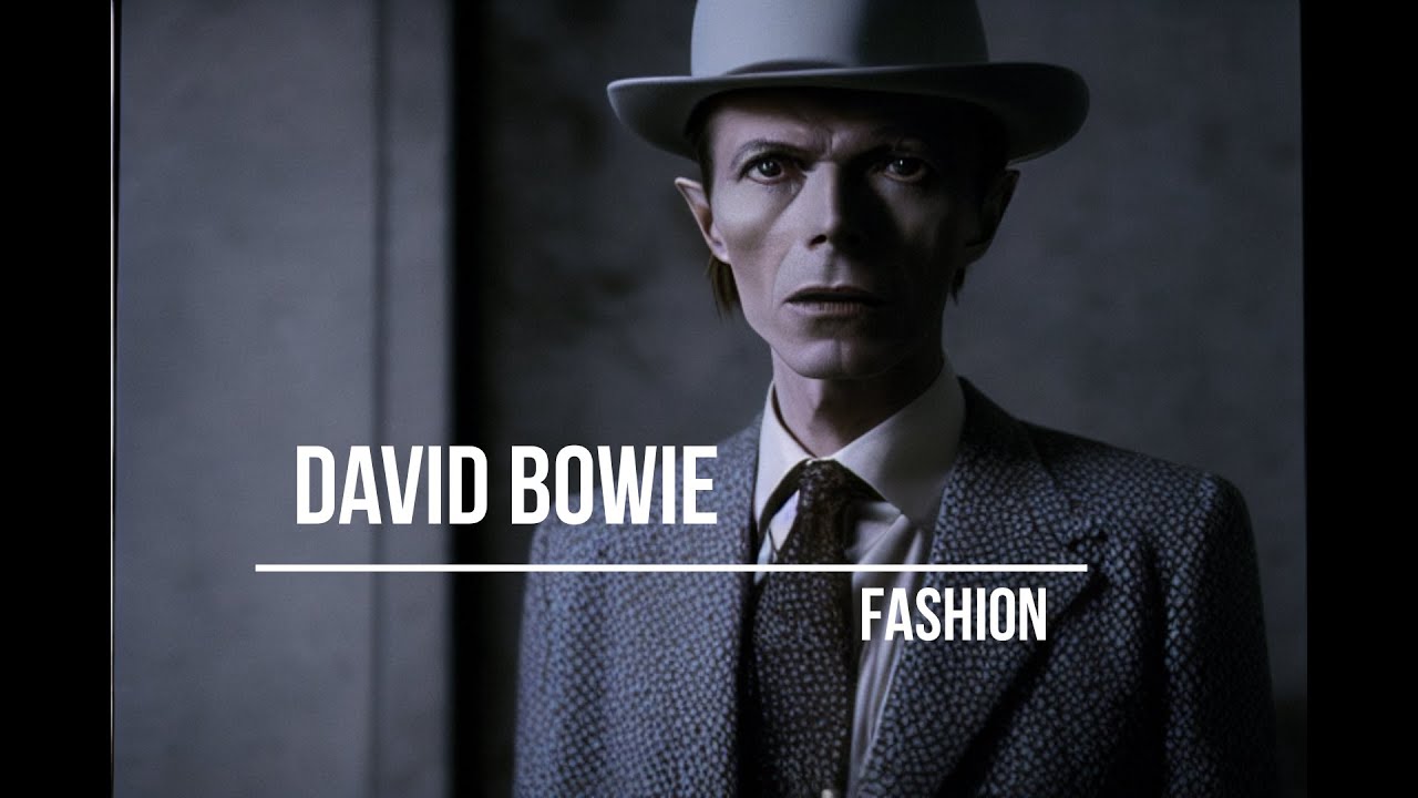 David Bowie - Fashion (lyrics video with AI generated images)