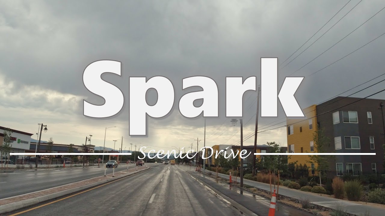 Driving in Downtown Spark, Nevada - 4K