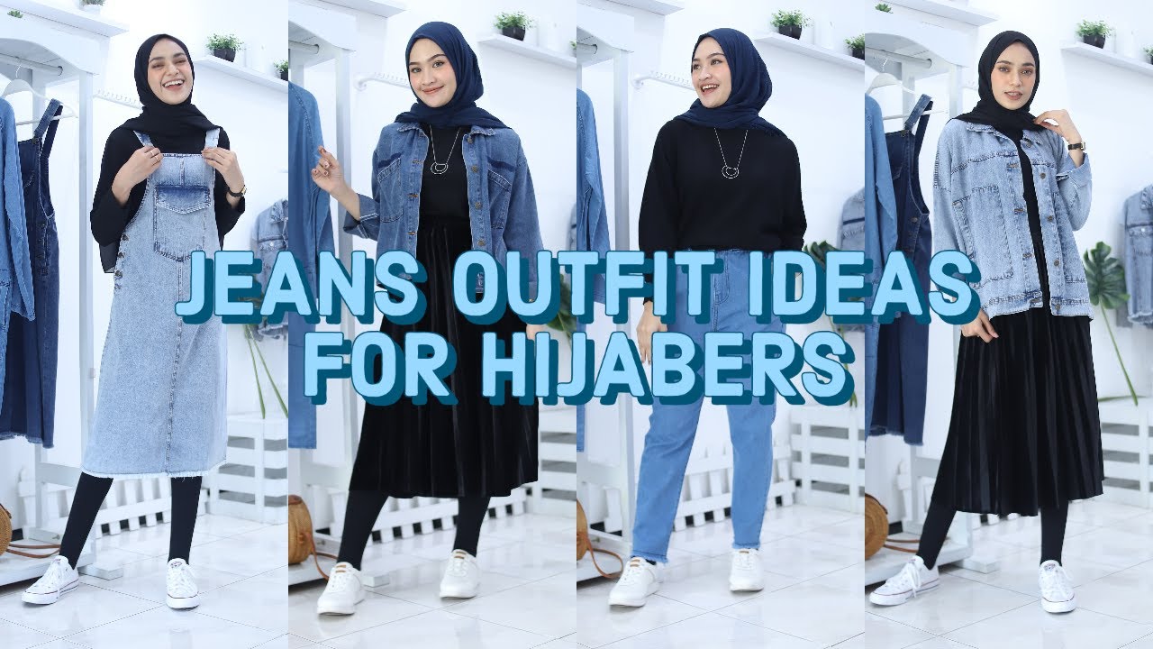 JEANS OUTFIT IDEAS FOR HIJABERS