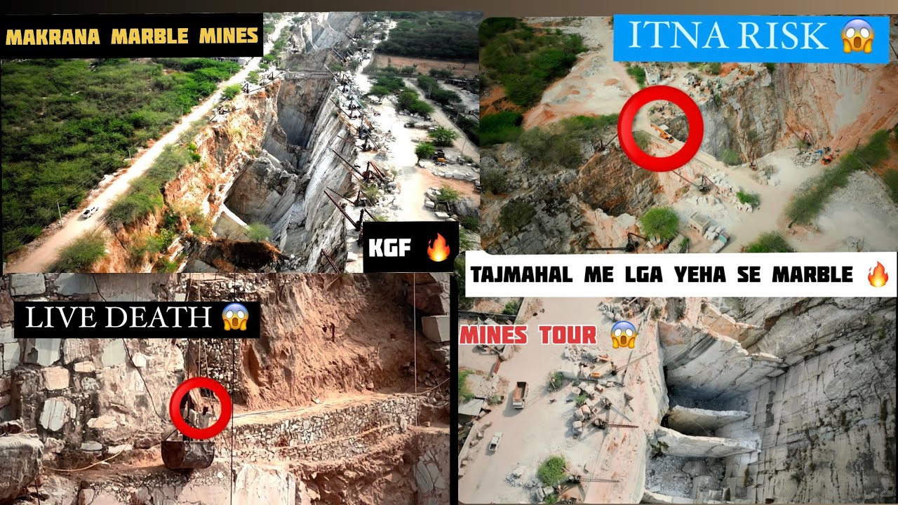 KGF🔥MAKRANA MARBLE MINES TOUR💸APKE🫵🏻GHAR 🏠KESE 😱AATA HAI MARBLE🤑YEHA HAI PAISA 💰HIE PAISA ⛏️