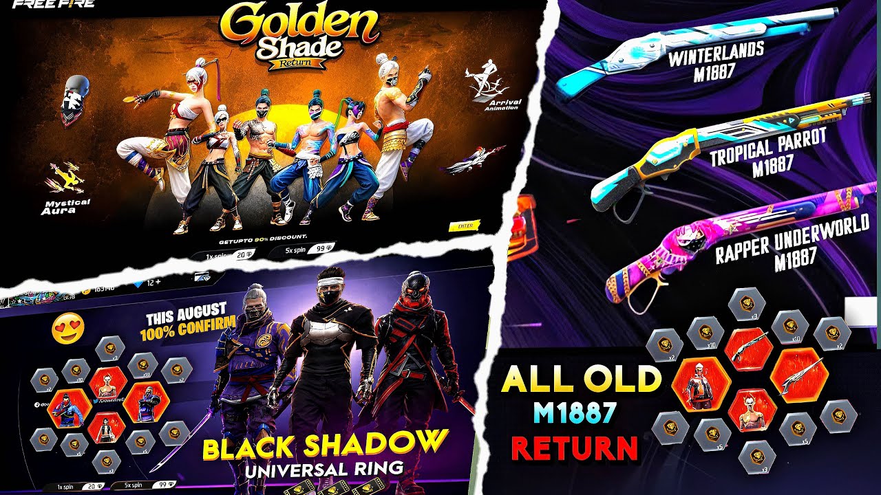 Upcoming Events in Free Fire 🤯🥳| Next July Event | Free Fire New Event | Ff New Event | New Event Ff