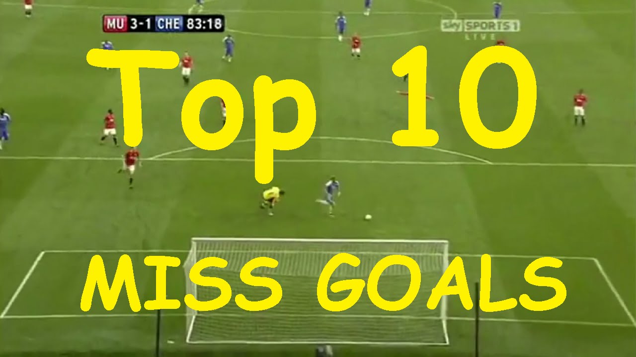 Top 10 Funny Worst Open Goal Misses in Football