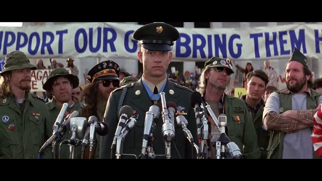 Forrest gump - protest speech