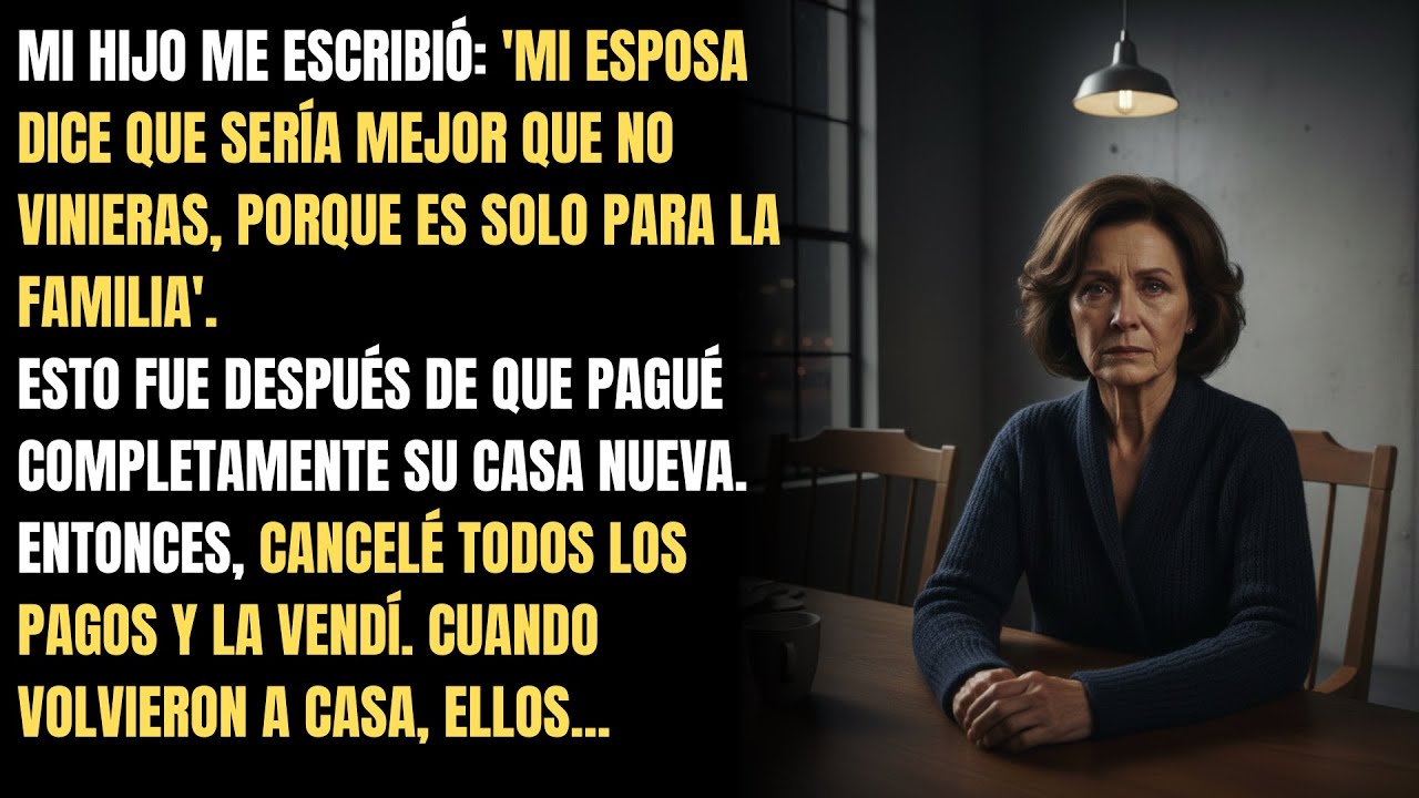 PAGUÉ LA CASA Y FUI EXPULSADA: 