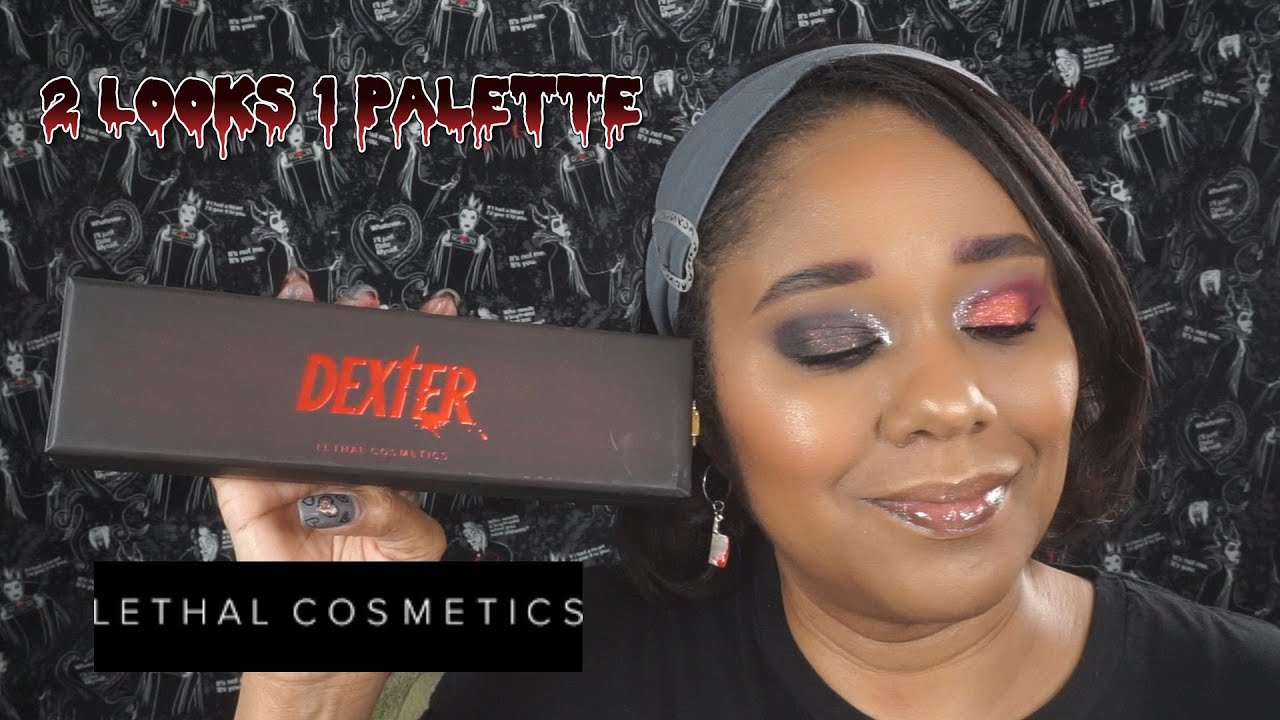 LETHAL COSMETICS X DEXTER | 2 LOOKS 1 PALETTE | CNUTBUTRBEAUTY 