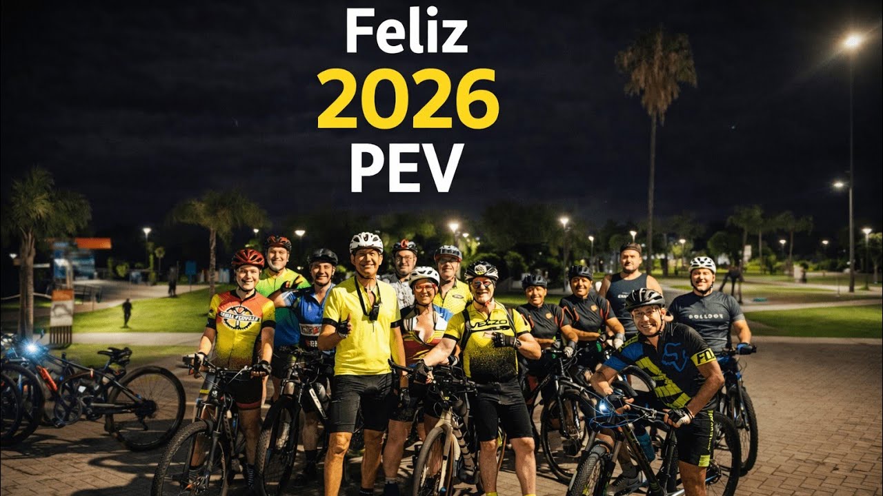 Pedal Noturno PEV 🚴‍♂️ | Da Zona Norte ao Sul | Feliz 2026