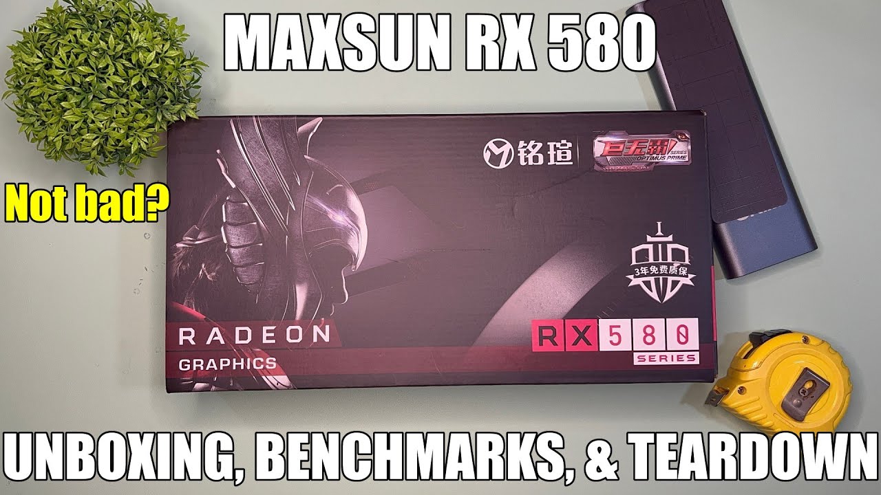 MaxSun RX 580 巨无霸 Unboxing, Benchmarks, and Teardown