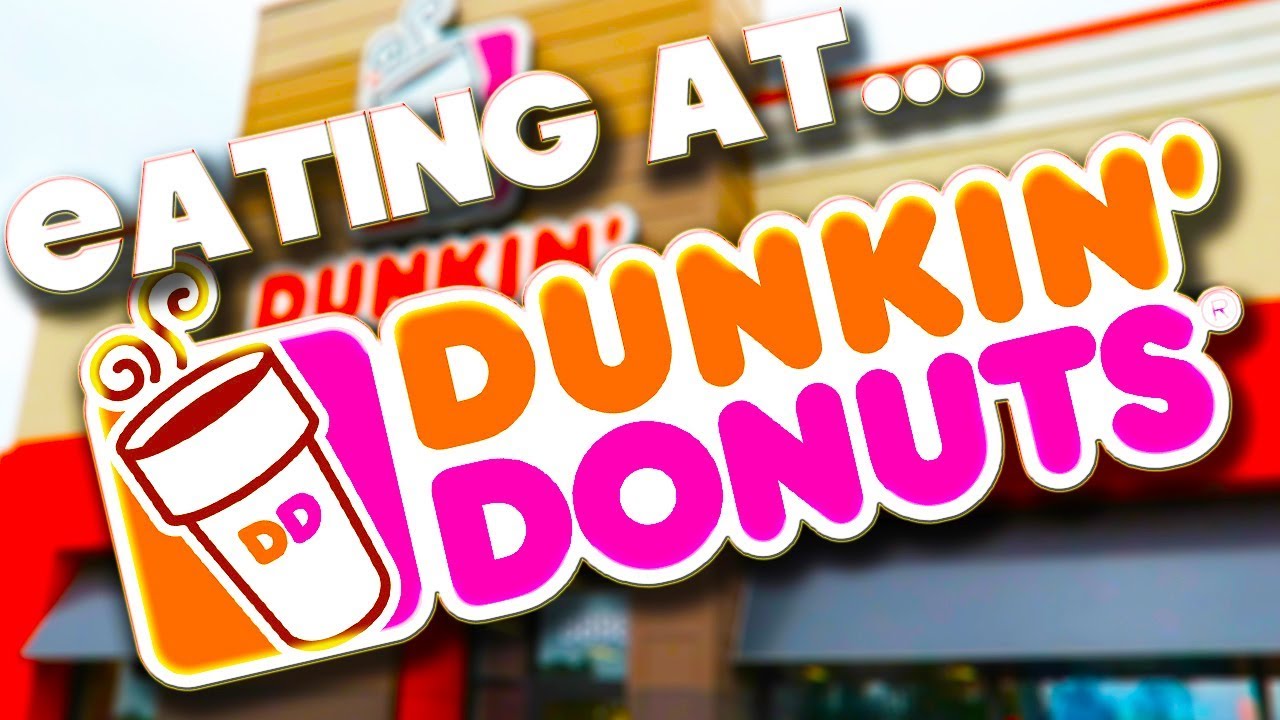 EATING AT - DUNKIN DONUTS - ORLANDO - FLORIDA