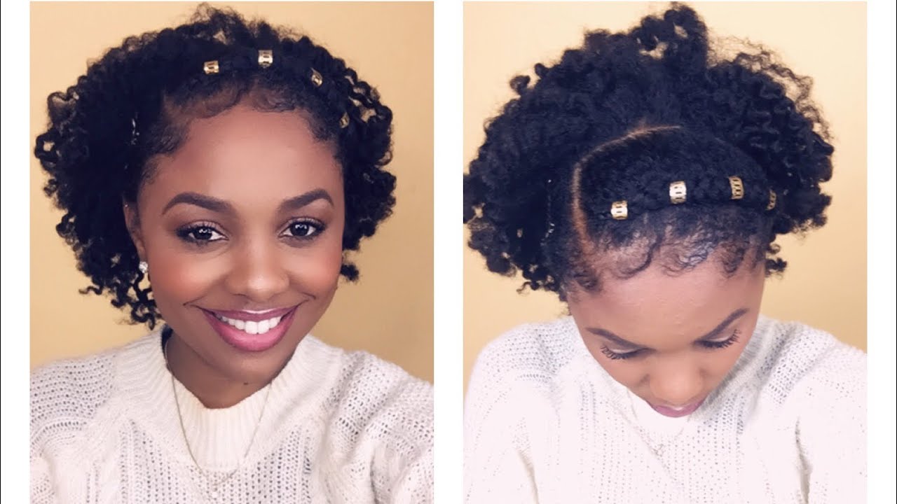 EASY TWIST OUT HAIRSTYLE TYPE 4 NATURAL HAIR (WOC)