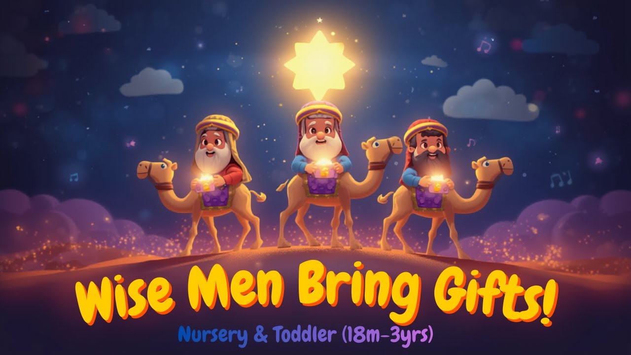 Wise Men Bring Gifts 🎁✨ Christmas Song for Kids