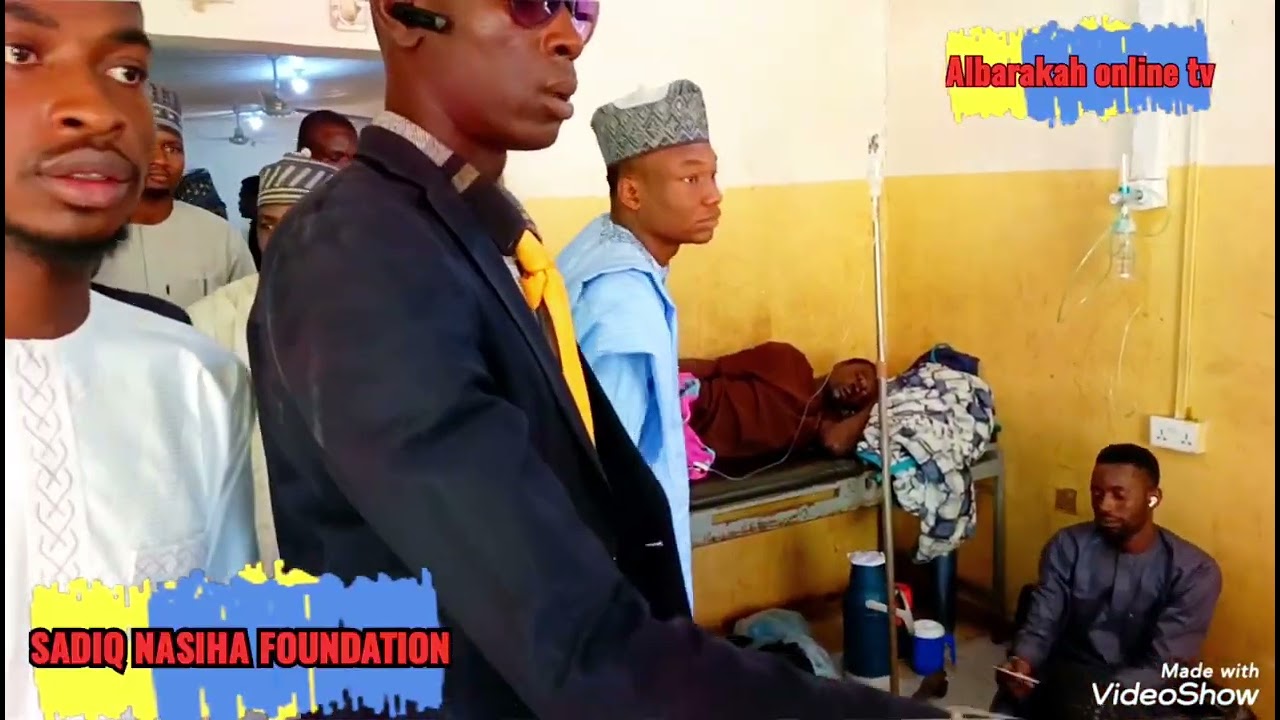 Sadiq nasiha foundation, ziyarar bada tallafi ga marar lafiya, a assibitin f.m.c gusau