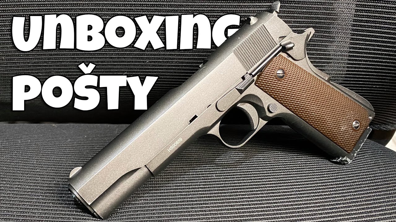 NÁDHERNÁ AIRSOFT PISTOLE od Fanouška - Unboxing pošty od fans