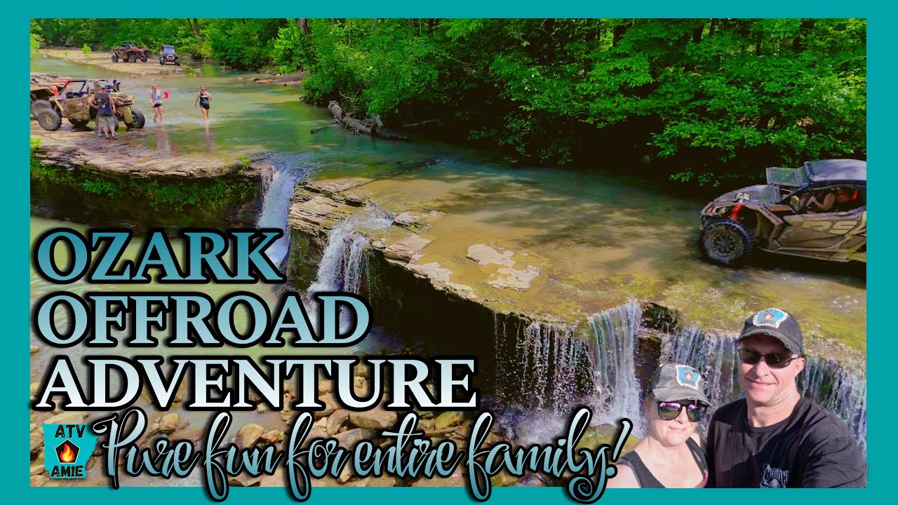 GREAT OZARKS ATV trail to EPIC WATERFALL near Mulberry Mountain NW ARKANSAS