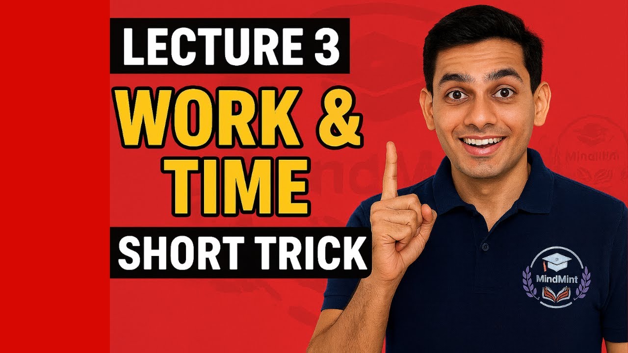 MATH -Time & Work || Part 3|| SSC & Railway Exam