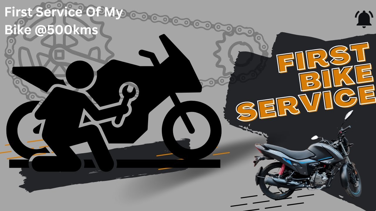 How to book a hero bike service | First Service of My Bike Hero Glamour Xtec
