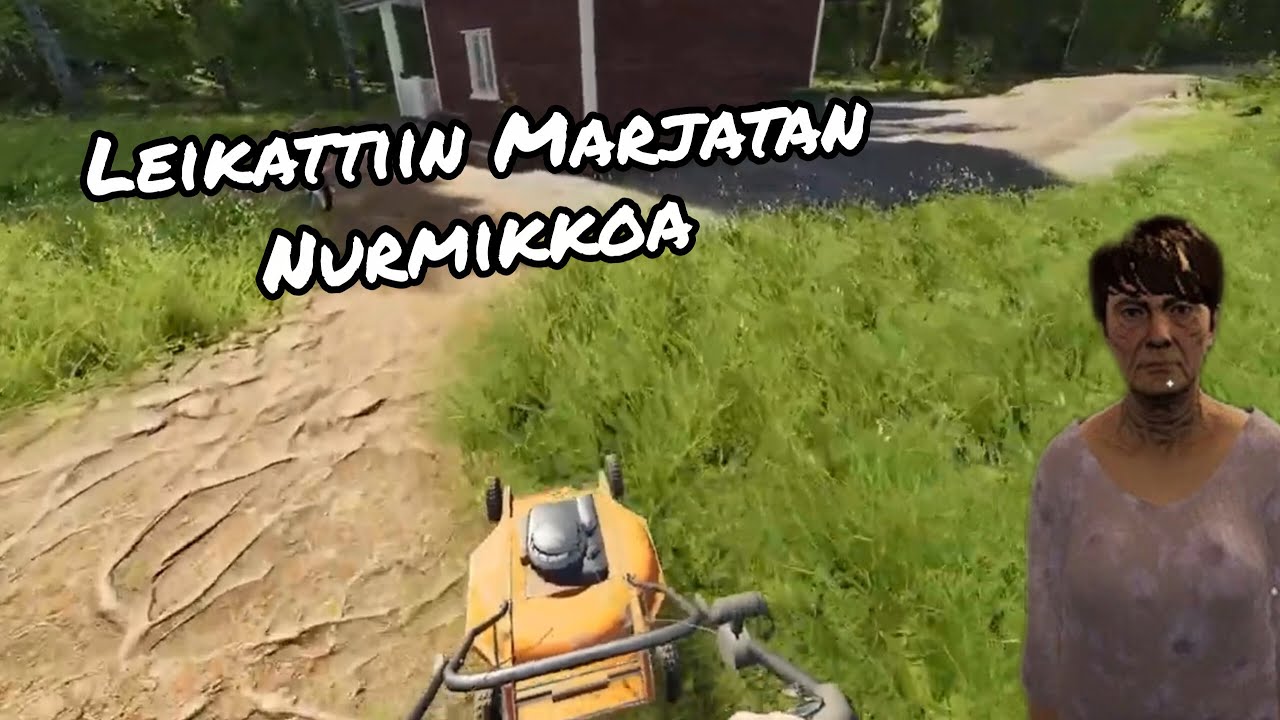 Leikataan mökkinaapurin nurmikko