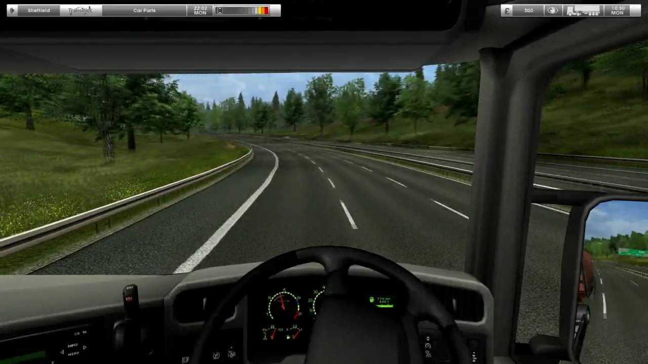UK Truck Simulator Gameplay First Job HD