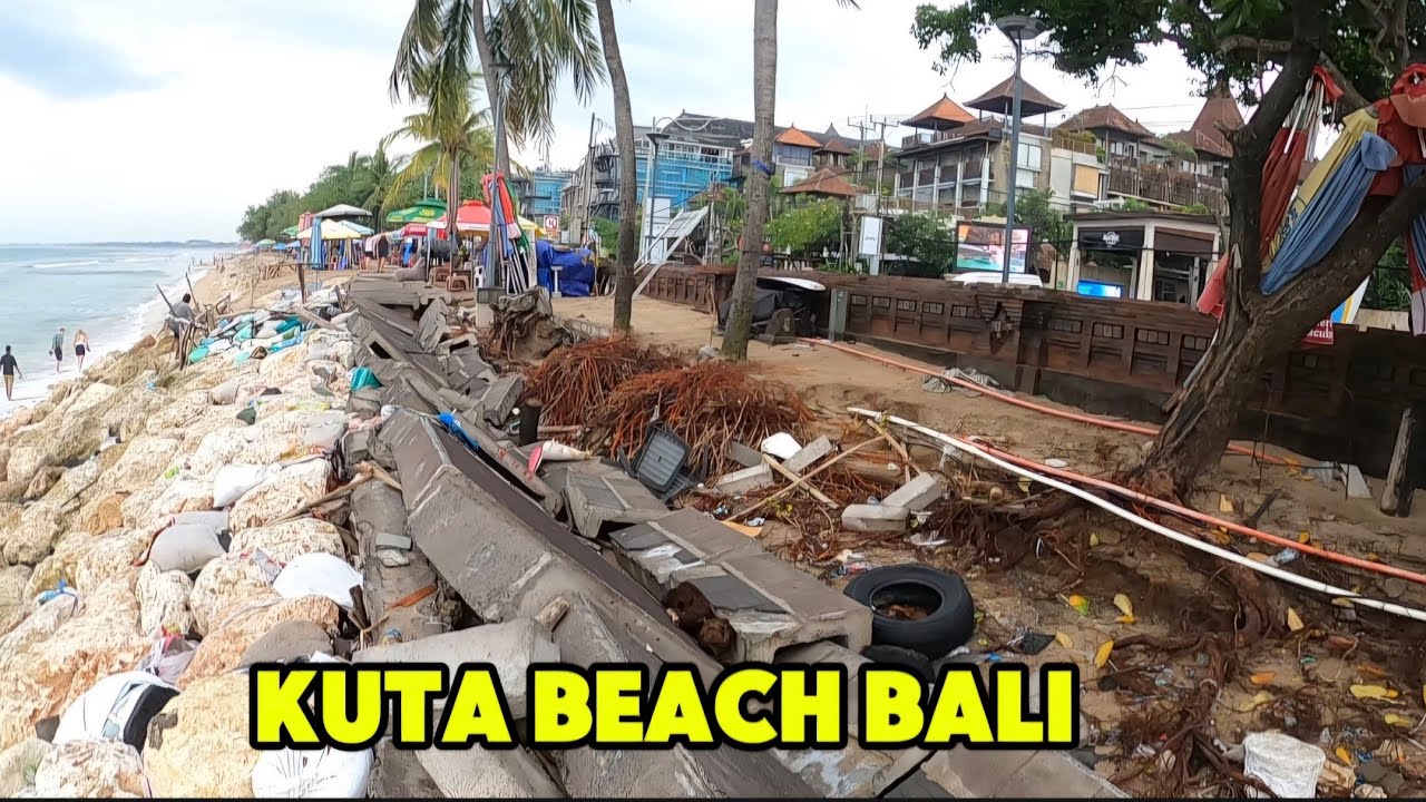 SERIOUSLY DAMAGED!!! THIS IS THE CONDITION OF KUTA BEACH NOW