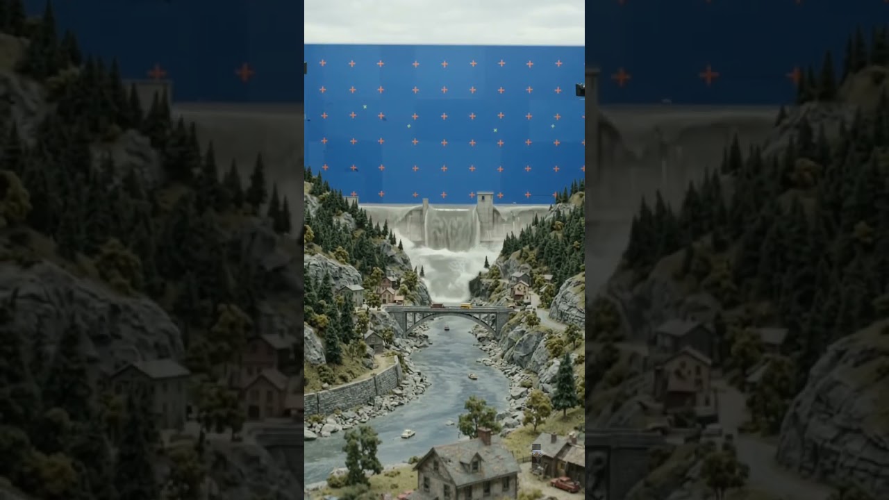 When the Dam Finally Breaks&hellip; 🌊😱 | Miniature Flood Disaster #shorts