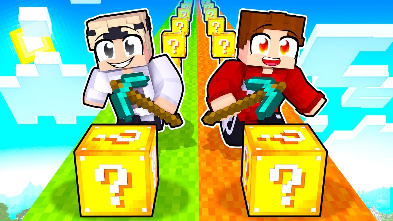 MEGA LUCKY BLOCK BATTLE (Minecraft)
