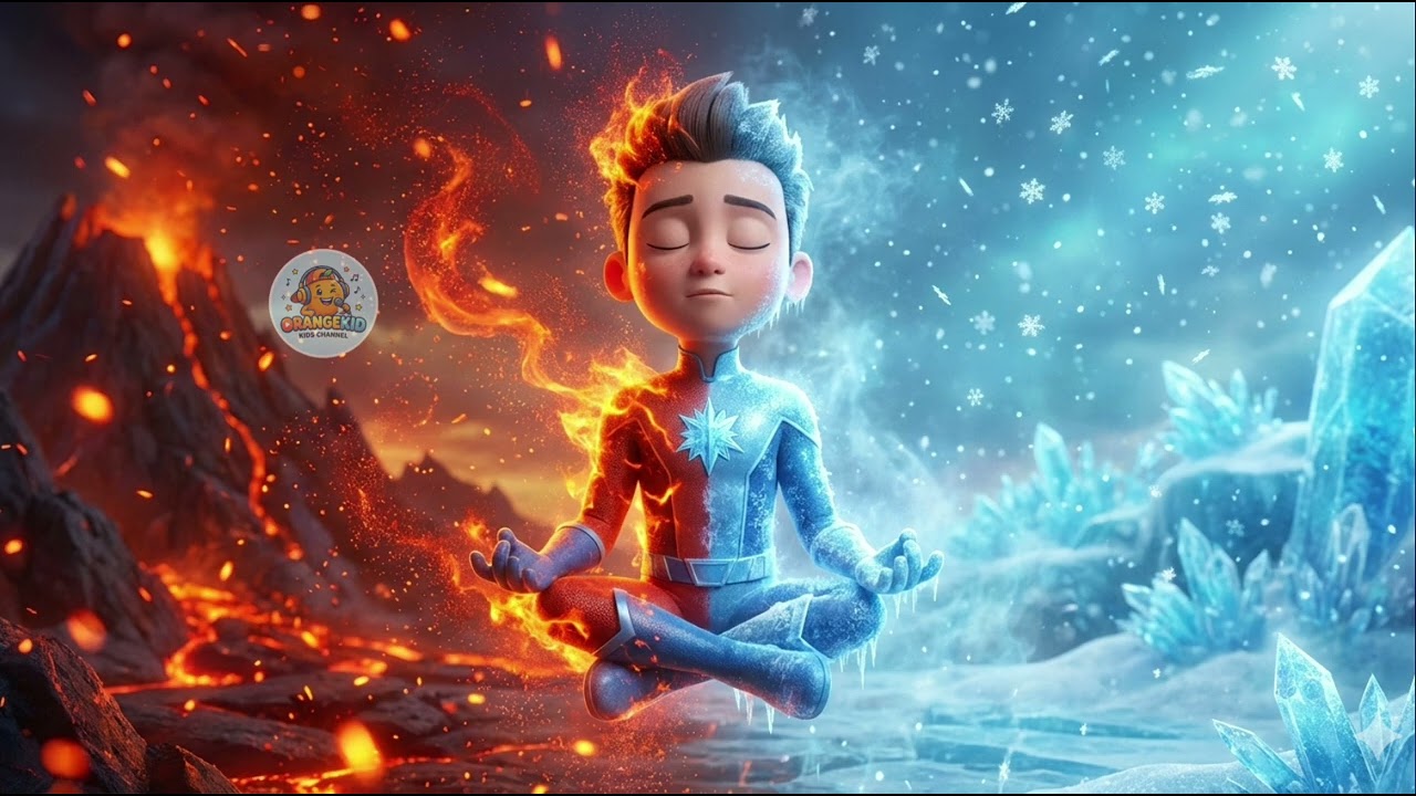 Ice Captain ❄️🔥 | Anger Management & Calming Song (KidzingX)