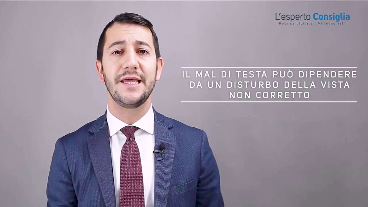 Mal di Testa : La Vista una delle principali cause. Ecco cosa puoi fare