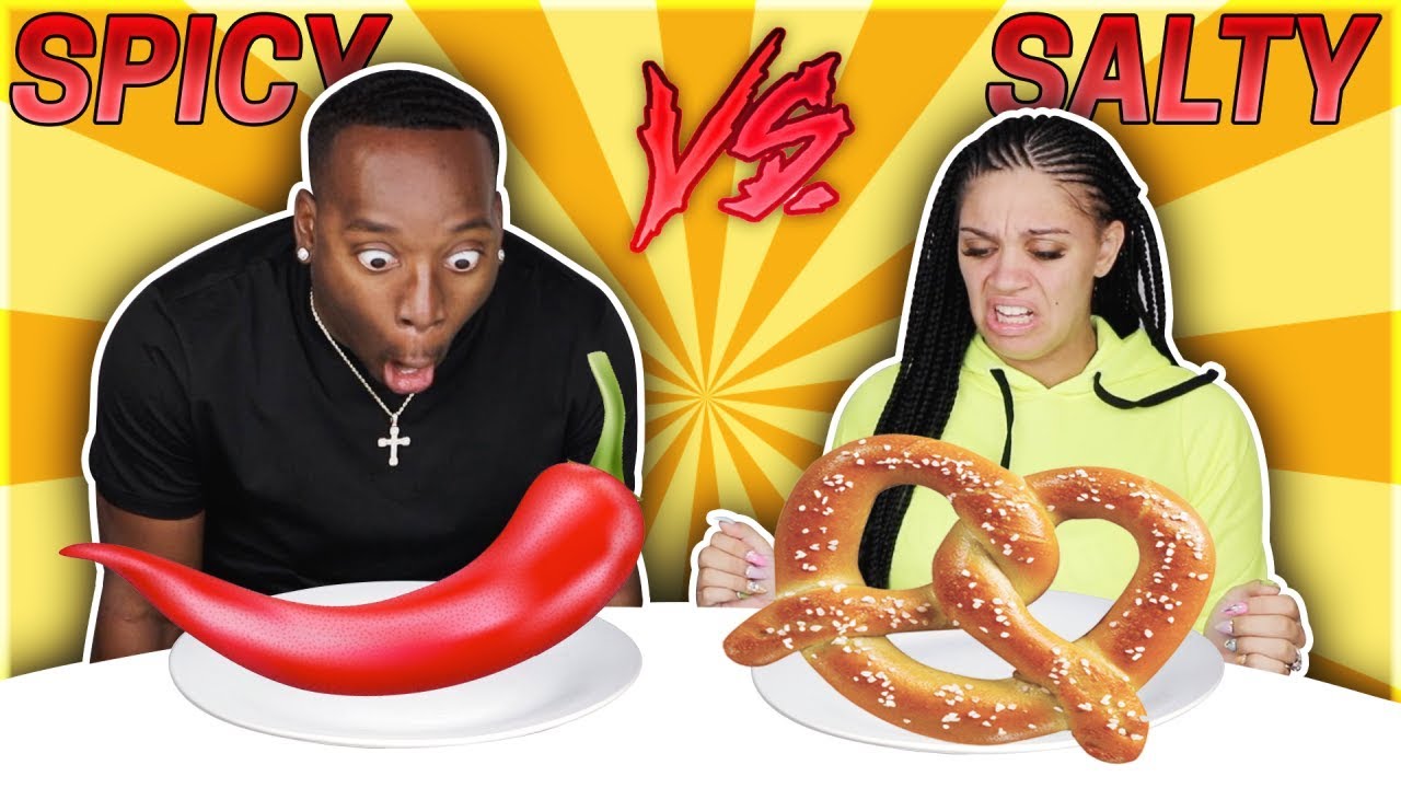 SPICY VS SALTY FOOD CHALLENGE 🌶️
