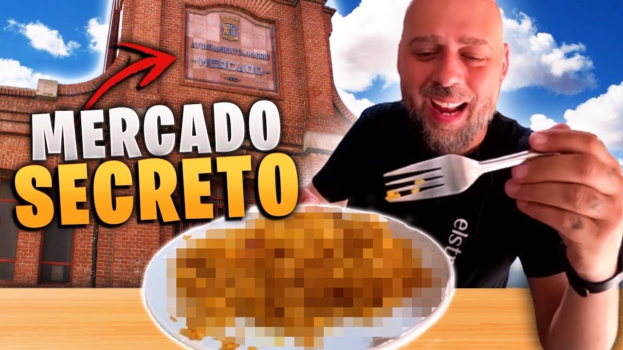 ¡¿Comida INCREÍBLE + SUPER BARATA en el CENTRO de MADRID?! | Mercado Tirso de Molina