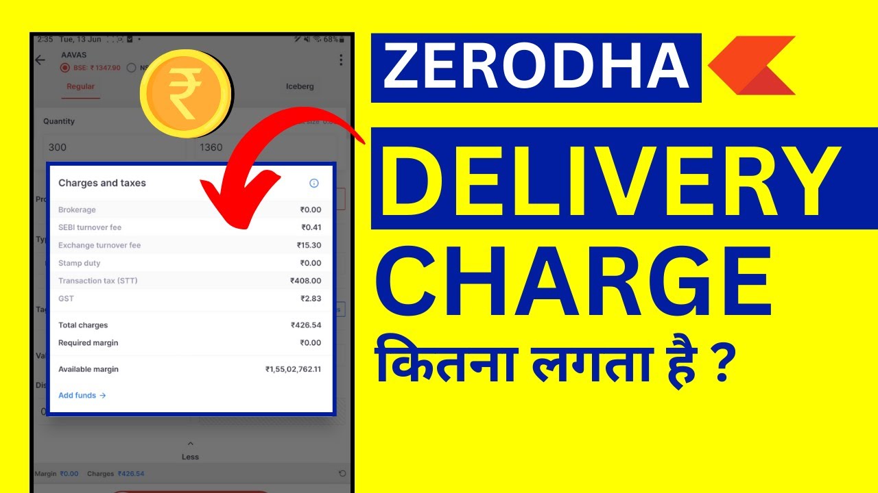 Zerodha Me Delivery Charge Kitna Hota Hai - DP Charges in Zerodha