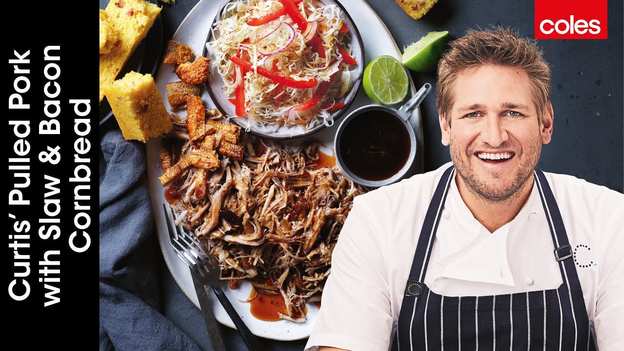 BBQ Pulled Pork with Slaw & Bacon Cornbread | Cook with Curtis Stone | Coles
