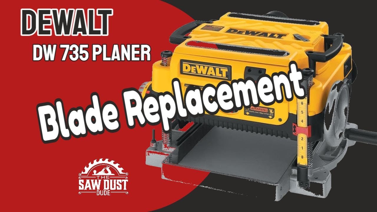How To Easily Replace Dewalt Planer Blades!
