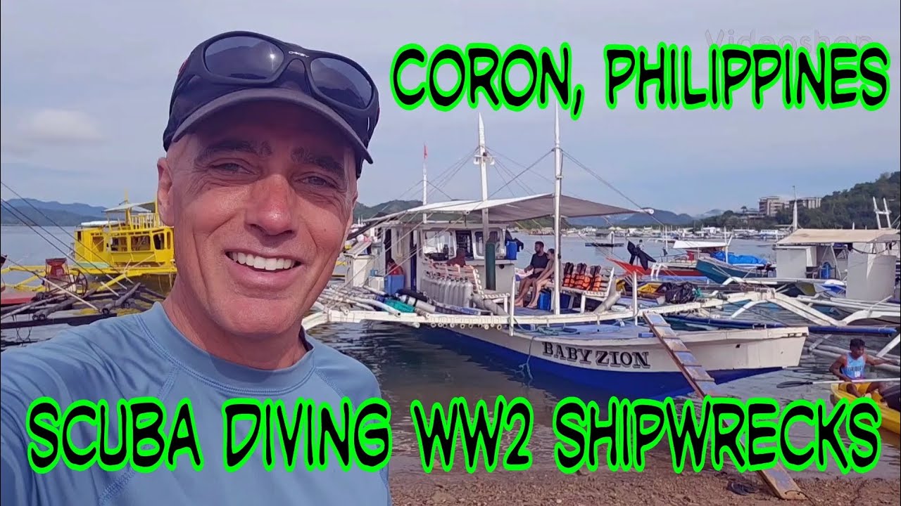 Scuba Diving WW2 Shipwrecks in Coron Philippines